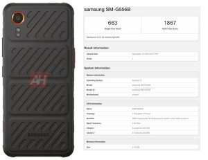 Samsung Xcover 7 spotted on Geekbench